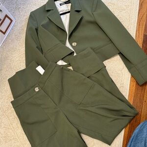 Zara Olive Suit